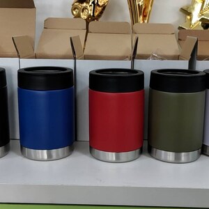 Enfriador de latas personalizado: soporte para botellas aislado de acero inoxidable grabado imagen 6
