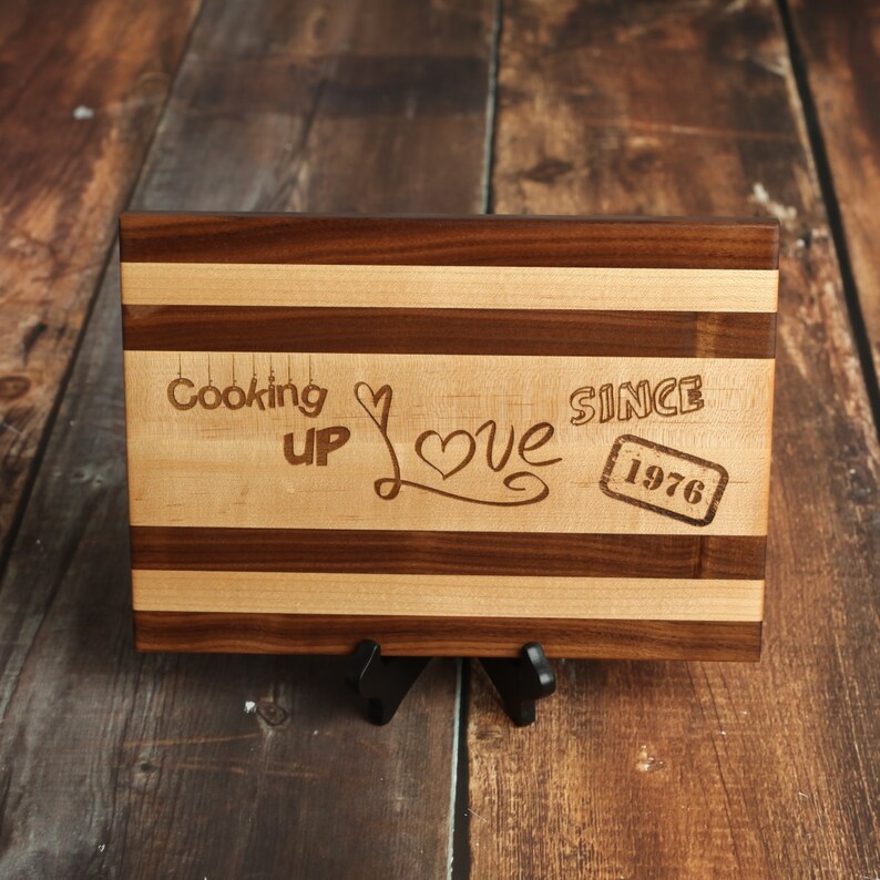 Personalized Maple & Walnut Cutting Board