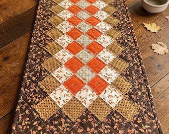Floating Granny Table Runner / Handmade Decor / Bountiful Fabric by Sandy Gervais