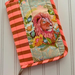 Tula Pink Fabric/ Supply Case / Passport and Travel Documents Case
