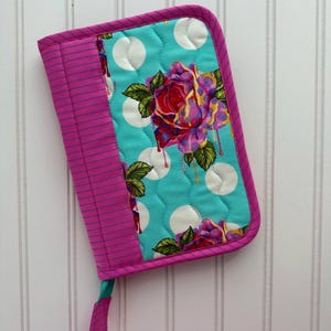 Tula Pink Fabric/ Supply Case / Passport and Travel Documents Case
