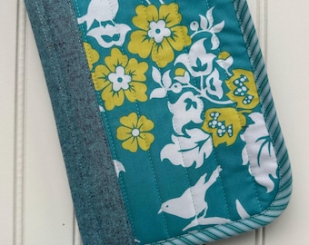 Floral Sewing Supply Case, Travel Document Organizer