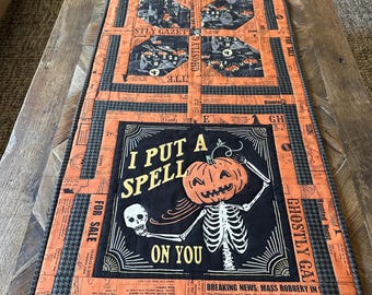 Panel Play Table Runner / Instant PDF Download / 17" x 49"