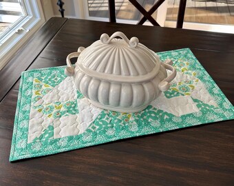 Quilted Cotton Hot Pad: Large Casserole Trivet for Buffet Table