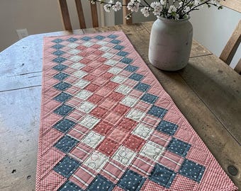 Patrón PDF de camino de mesa flotante de abuela