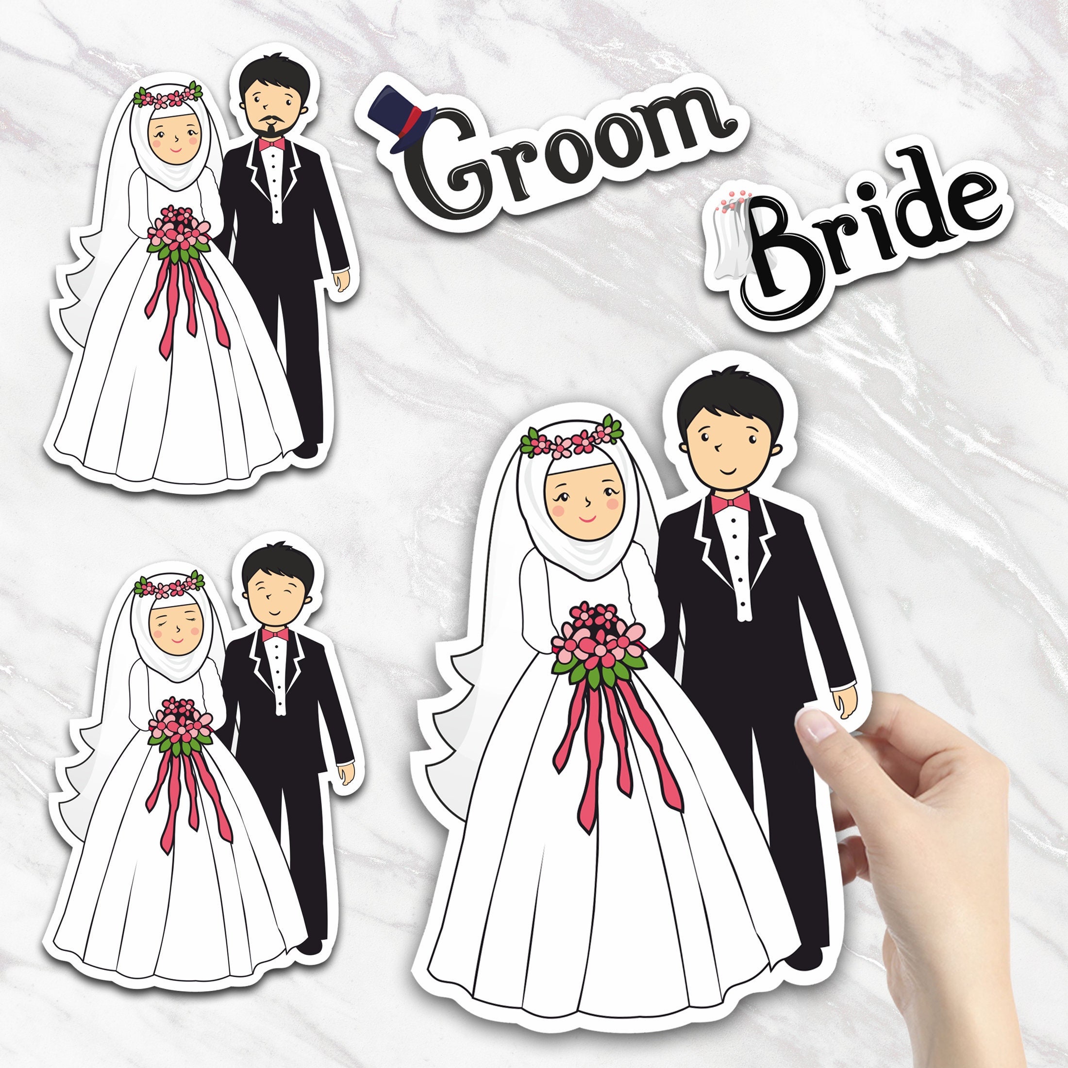 Wedding Hijab Vector Images (over 280)