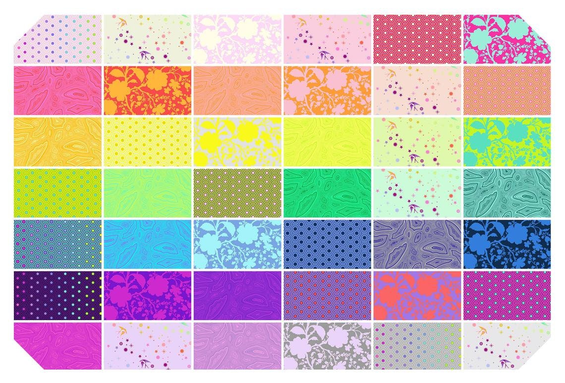 Tula Pink Wild Flower Delphinium Free Spirit Fabric