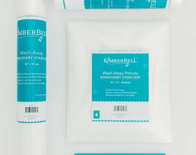 Kimberbell - Wash Away Stabilizer - Stabilizer -  Kimberbell Stabilizer - Sold by the Roll