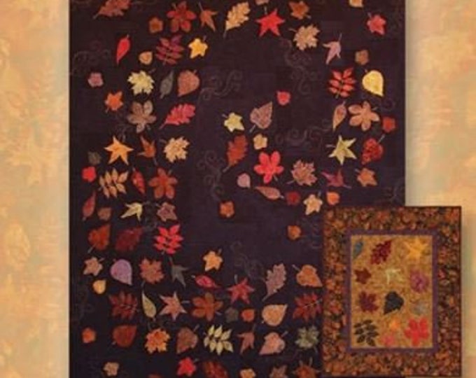 Lunch Box Quilts - Autumn Wind - Embroidery Designs - Autumn Embroidery Quilt - Autumn Leaves - Quilt In the Hoop -  Sold by the CD