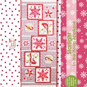 Cherry Blossoms Quilting  - Cherry Guidry   - Starlight - Table Runner - Applique  - Quilt Pattern & Design Download Code