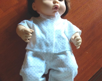 Fits dolls 12-14 inch "I spy something blue" pajama set