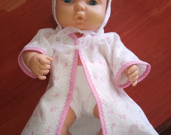 Fits dolls 12-14 inches " Fresh from the Tub"  flower bath set