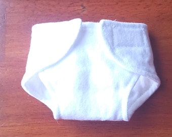 Diaper for 8-9 inch waist silicone doll "Micro Nappy"