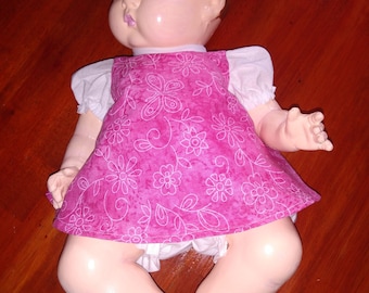 16-18 inch doll dress set "Pinky Promise"
