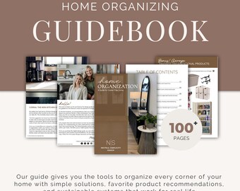 Ebook | Home Organizing Guide | INSTANT Download | Home Decluttering & Organization | Favorite Organization Products | Interior Design