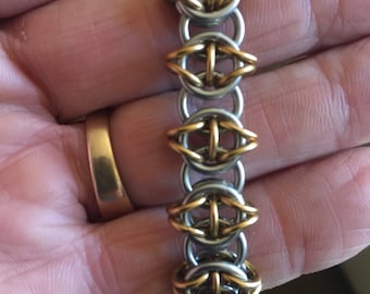 Handmade Chainmaille Celtic Visions Bracelet