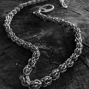 Handgefertigt. Chainmaille, Edelstahl, Geldbörse Kette, Schmuckdraht