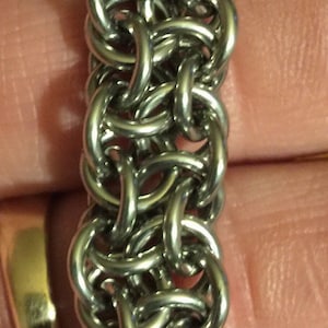 Handmade stainless steel chainmaille wallet chain