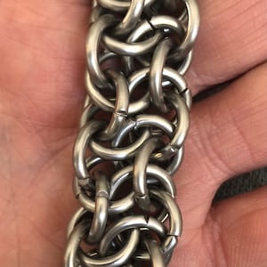 Handmade super duty 12gauge Viper Berus Chainmaille wallet chain