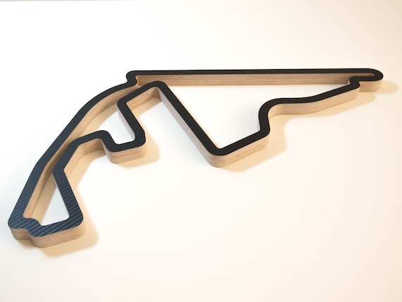 wooden race track