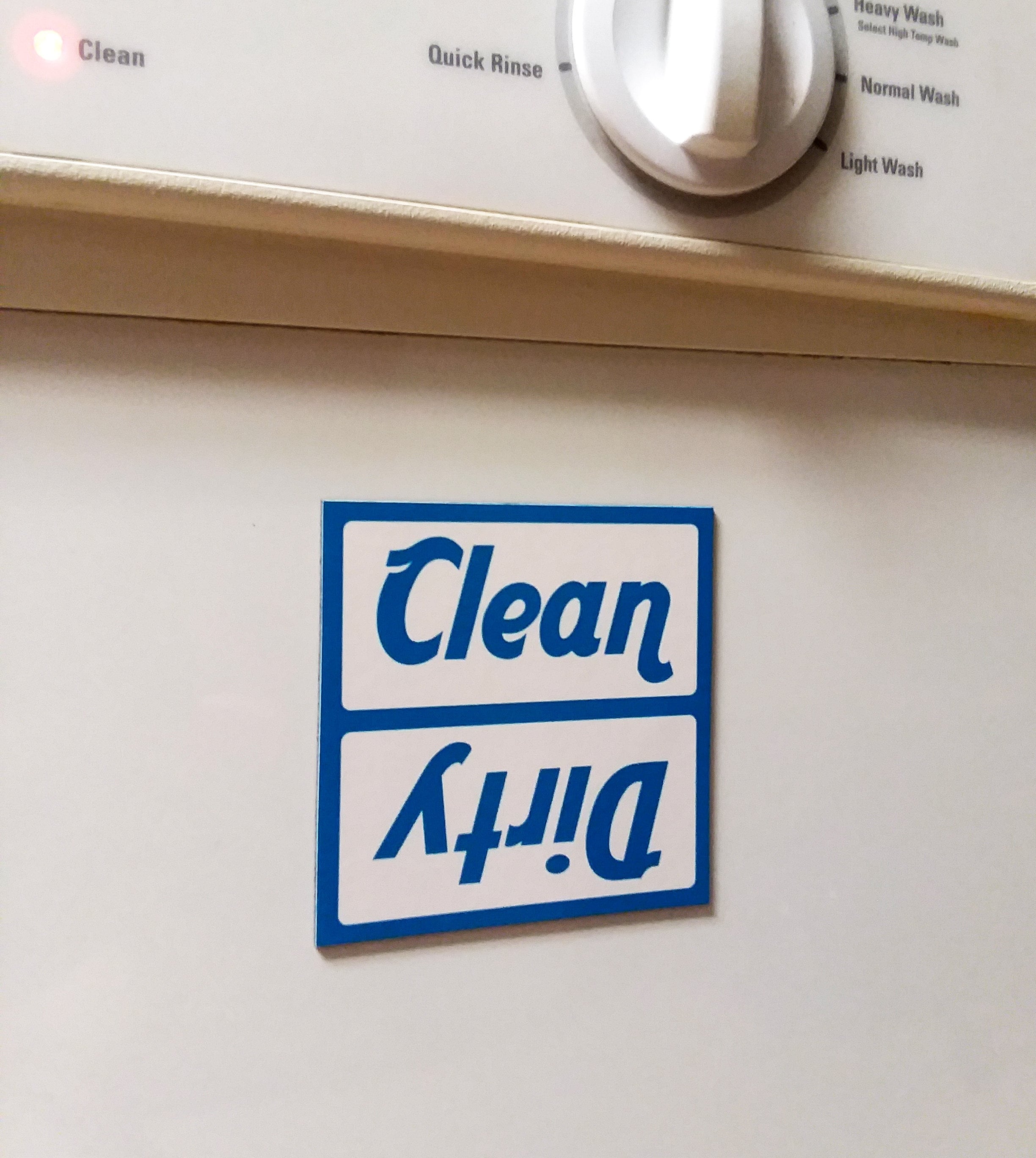 Clean/dirty Dishwasher Solid Etsy UK