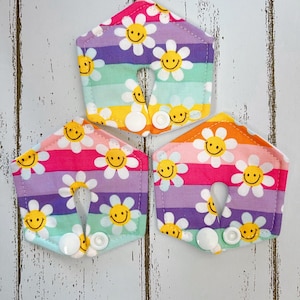 Feeding tube/g-tube pads, set of 3  &quot;Sunny Days” Mickey, button, Gastrostomy feeding, tubie