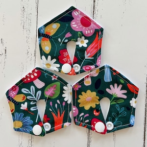 G-tube pads, set of 3  &quot;Enchanted meadow”Mickey, button Gastrostomy feeding, tubie