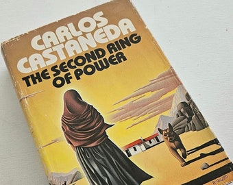 Vintage Carlos Castaneda, The Second Ring of Fire, hardback Books, Don Juan, Shamanism, Plant Medicine