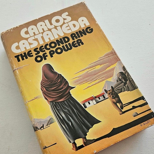 Vintage Carlos Castaneda, The Second Ring of Fire, hardback Books, Don Juan, Shamanism, Plant Medicine