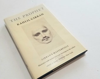 The Prophet, Kahlil Gibran, Hardcover Book, Illustrated, 1981 edition