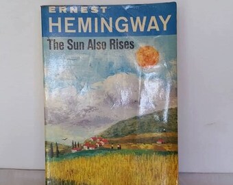 Vintage Hemingway Book, Sun Alsos Rises, Paperback, Vintage Book, 1970, Classic Fiction