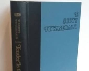 Tender is the Night, Vintage book, F. Scott Fitzgerald, Blue Hardcover, 1962 ed., American Classic Author, Literature, Great Gatsby, Zelda