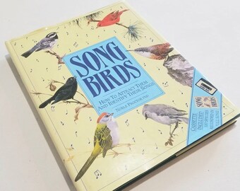 Song Birds, How to Attract, Noble Proctor,  , illustrated, 1998, Hardback, Vintage Book, Birds, Bird lover, 1988