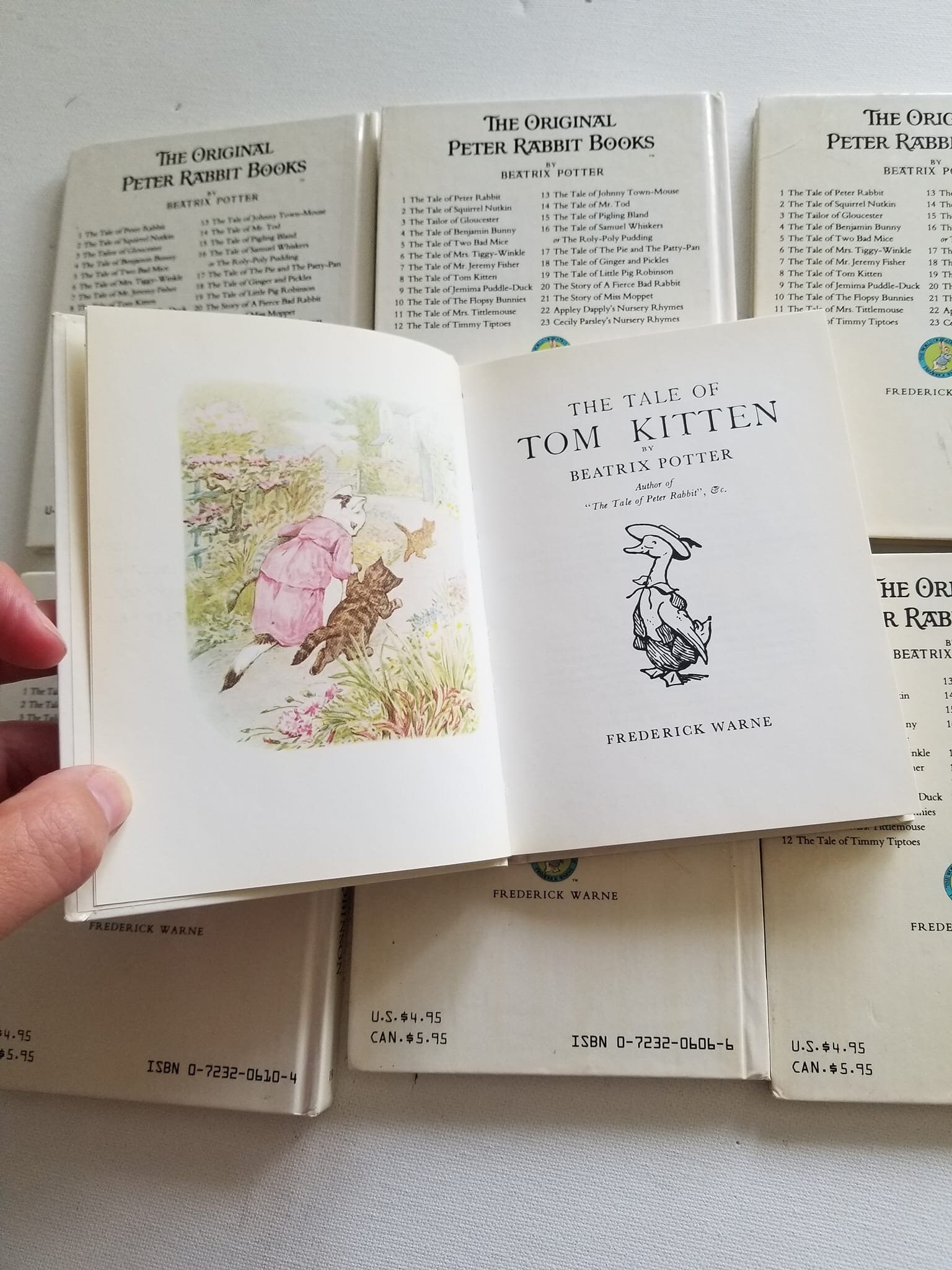 ビンテージ英語絵本 古書 Beatrix Potter 小型絵本 Beatrix Potter, Vintage, Mini-books, YOU Choose, Hardcover
