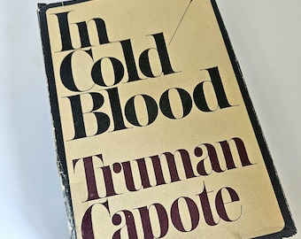 In Cold Blood by Truman Capote 1965 First Edition First Printing Rare True Crime Hardcover