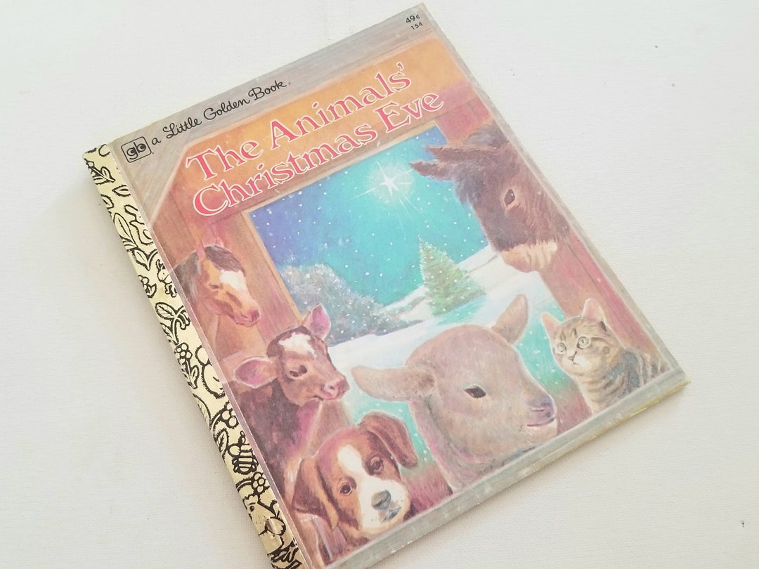 Animals Christmas Eve Little Golden Book Children's Etsy