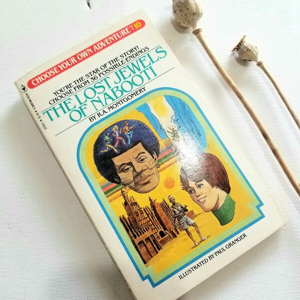 Choose Your Own Adventure, Lost Jewels of Nabooti, #10, Paperback Children's Book, 1981, Read Aloud for Kids