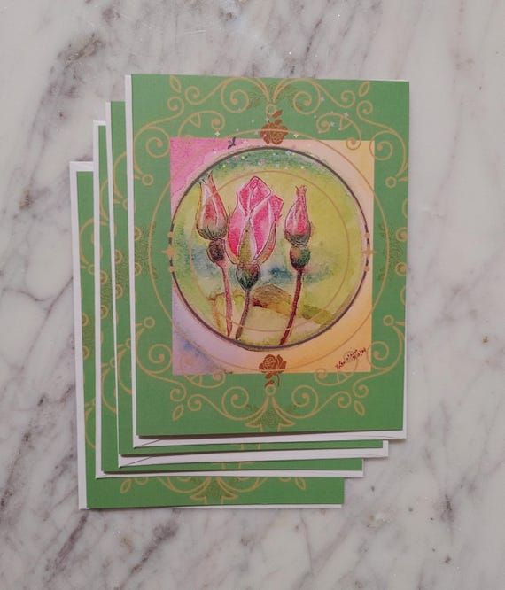 Rosebud, Note Cards