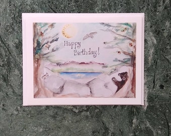 Happy Birthday Bear Card