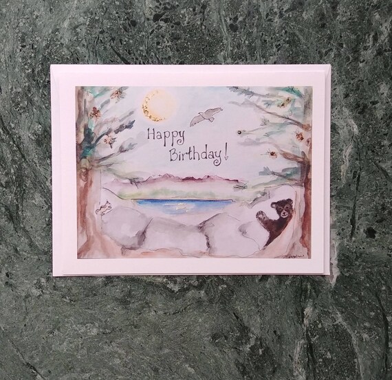 Happy Birthday Bear Card