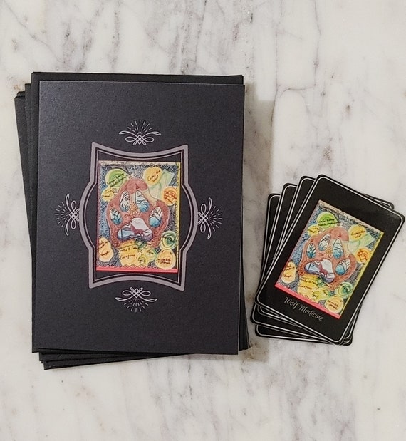 Wolf Medicine Note Cards