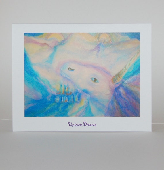 Unicorn Dreams, note cards