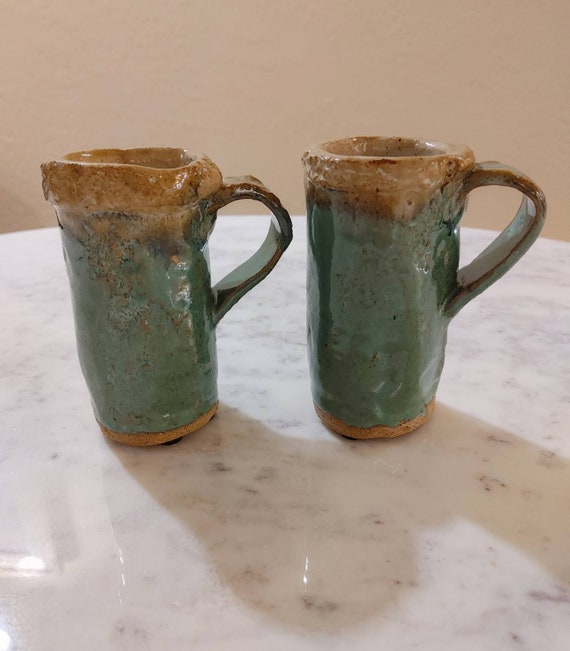 Pottery Cups, Set of Two