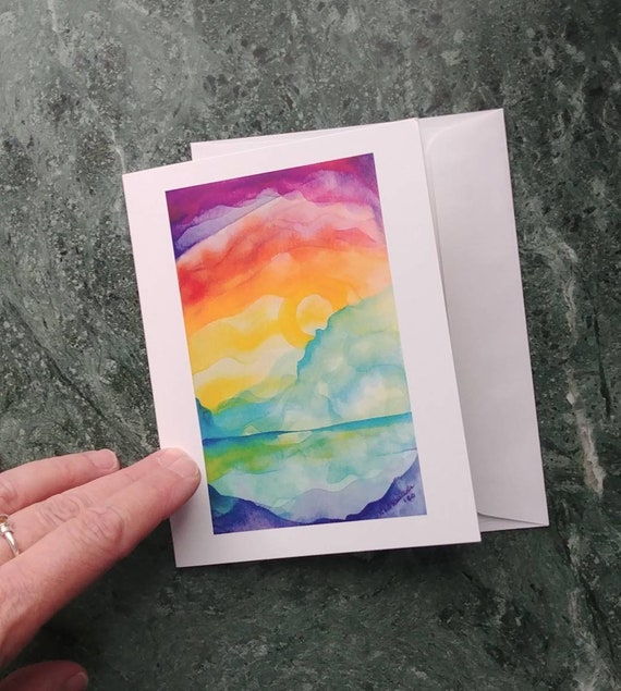 Note Cards, Rainbow Mountain