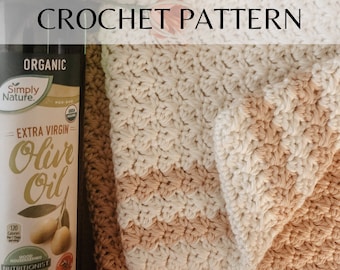 Crochet Hot Pad PATTERN // Pot Holder, Crochet Kitchen, Trivet