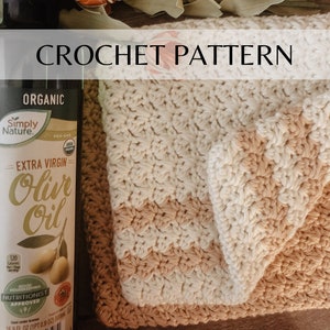 Crochet Hot Pad PATTERN // Pot Holder, Crochet Kitchen, Trivet