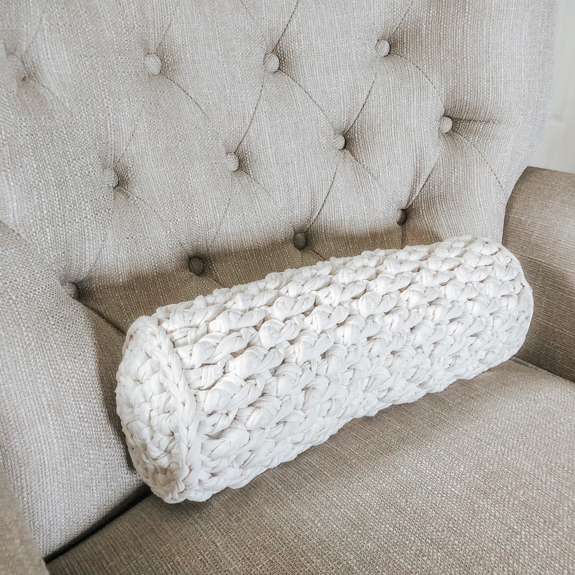 Versatile Bolster Pillow Pattern // Crochet Pillow Bolster Etsy