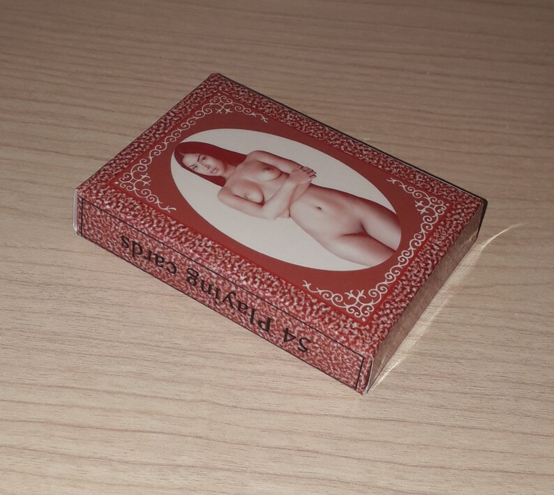 Playing cards deck Pin-up nude Girl Asia not opened Plastic coated 54 models Adult female erotic mature
