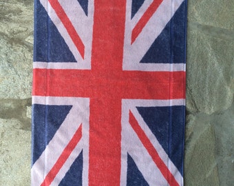 Fresco Towels - Union Jack Taupe - Large Bathmat