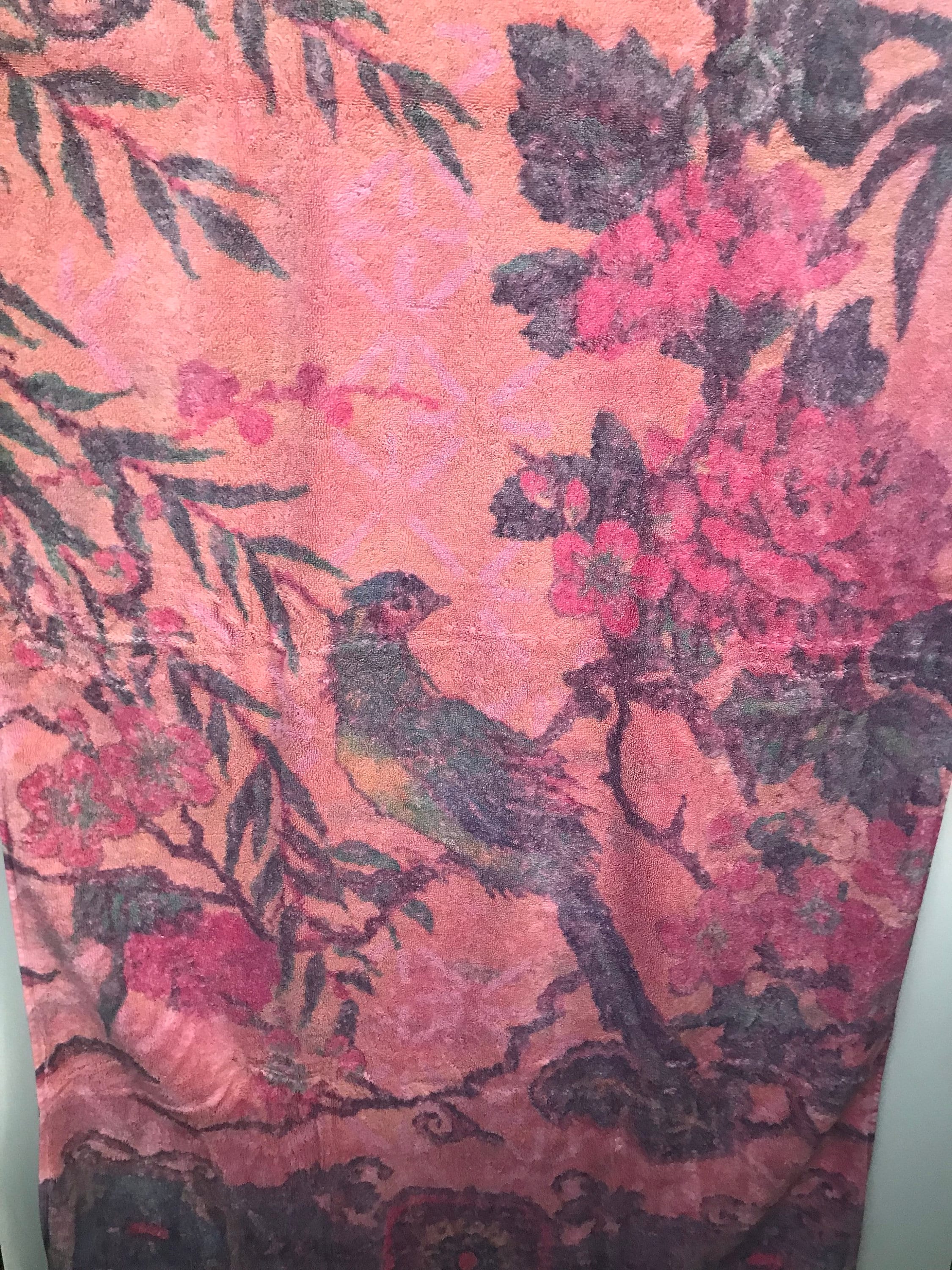Details about   Fresco Towels Tropical Peacock Blush Bath Towel BY ARTISTICO TOWELS